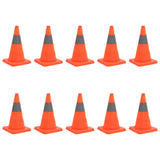 Collapsible traffic cone 42 cm 5 pcs