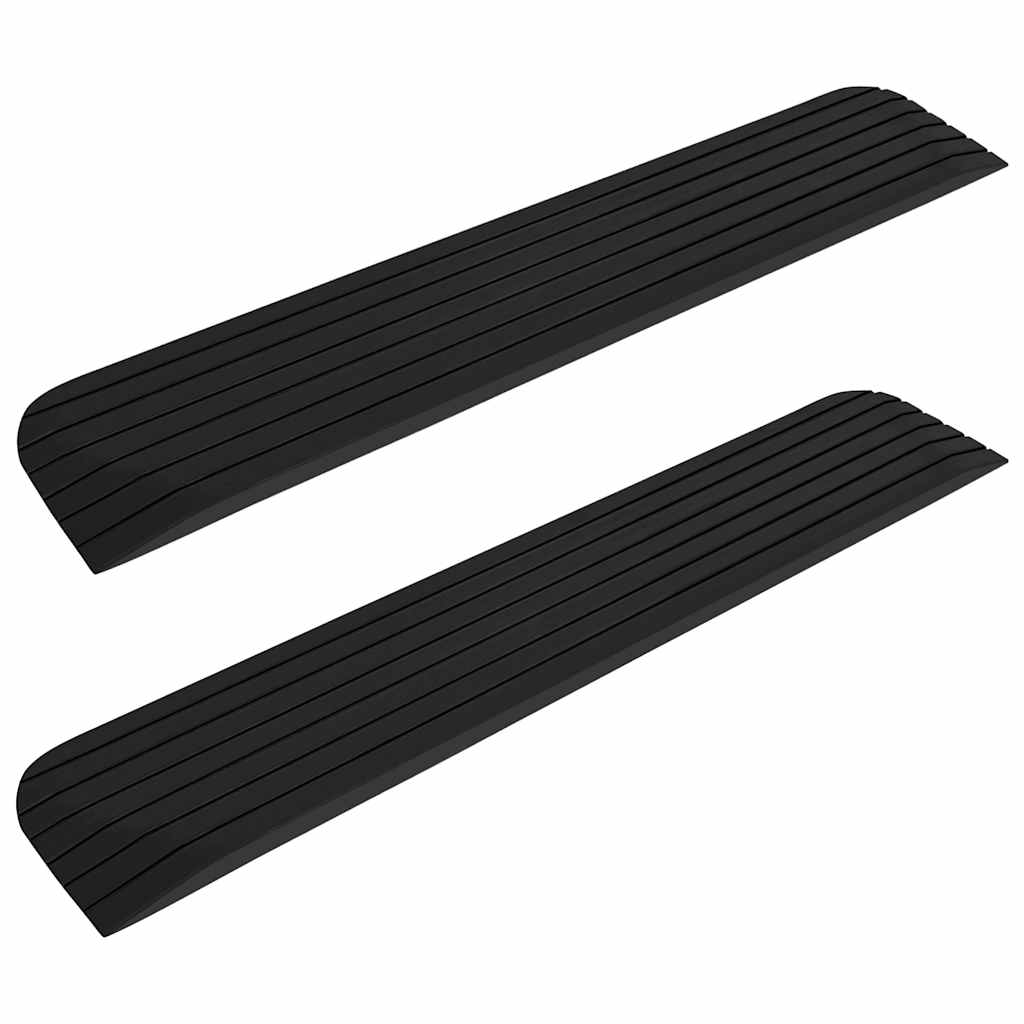 vidaXL Threshold Ramp 110x21x2.5 cm rubber