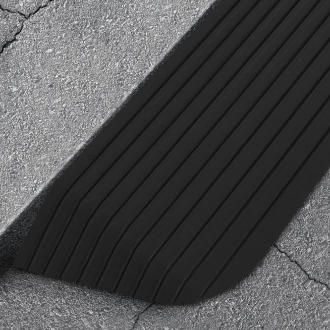 vidaXL Threshold Ramp 110x21x2.5 cm rubber