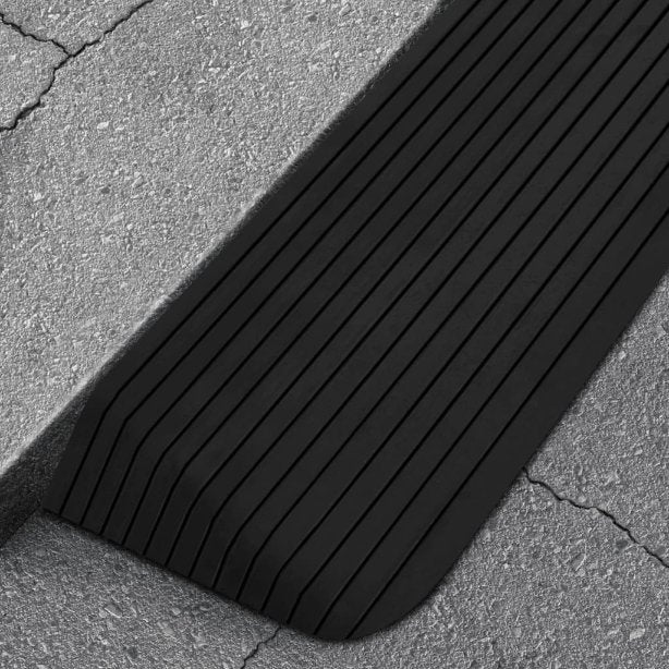 vidaXL Threshold Ramp 110x21x2.5 cm rubber