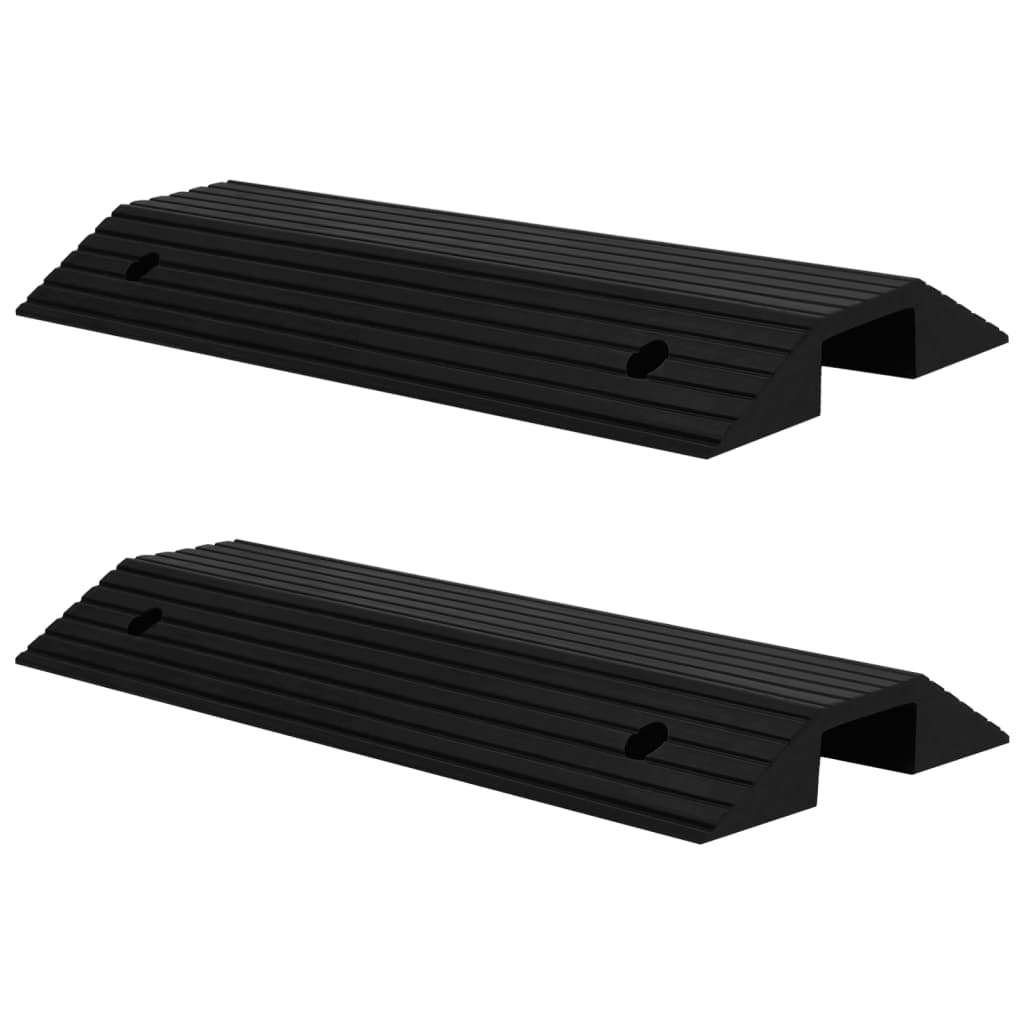 vidaXL Threshold Ramp 110x21x2.5 cm rubber