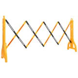 vidaXL Folding Traffic Barrier 250x38x96 cm Yellow and Black