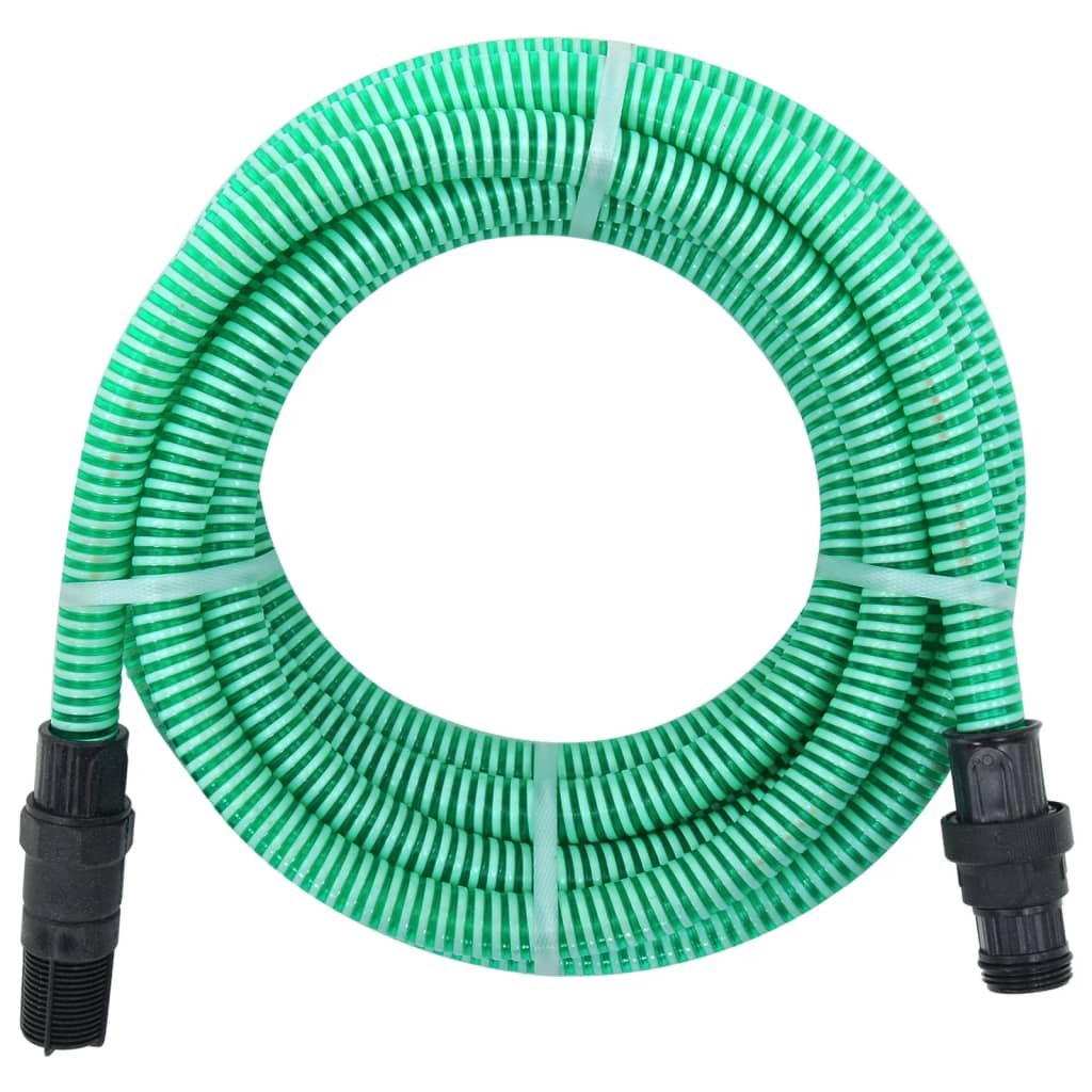vidaXL Longueur avec raccords en PVC 1,1'' 4 m PVC vert