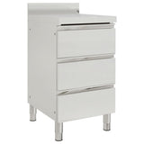 vidaXL Commercial Kitchen Cabinet with 2 Drawers 50x60x96 cm