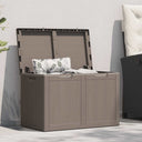 vidaXL Tuinbox 90 L PP rattan zwart