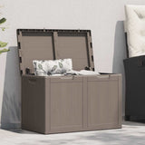 vidaXL Tuinbox 90 L PP rattan zwart