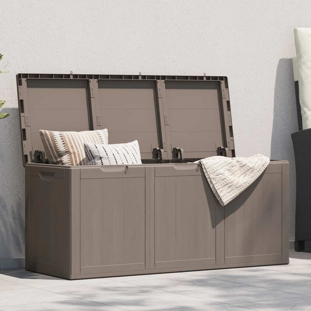 vidaXL Tuinbox 90 L PP rattan zwart