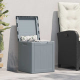 vidaXL Tuinbox 90 L PP rattan zwart