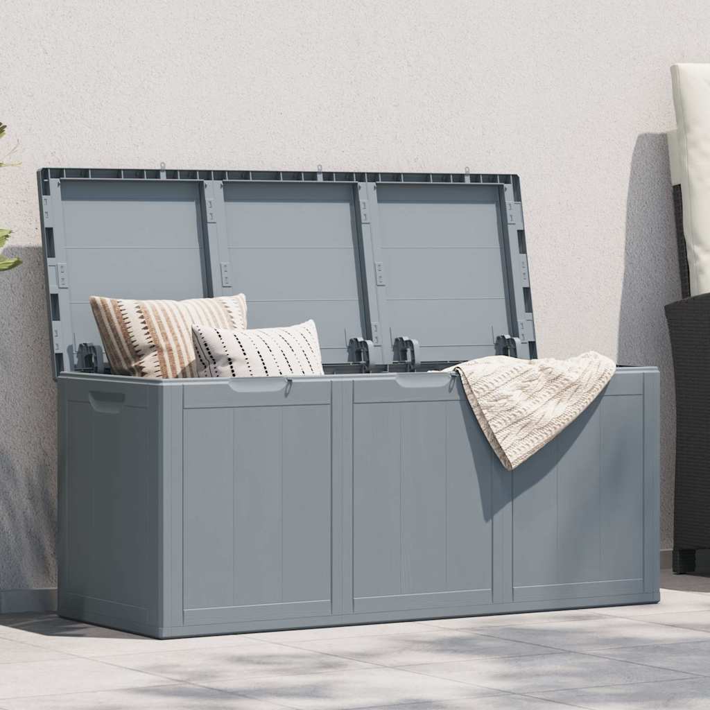 vidaXL Tuinbox 90 L PP rattan zwart