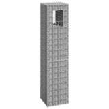 vidaXL Gabion poles 2 pcs 40x40x60 cm iron