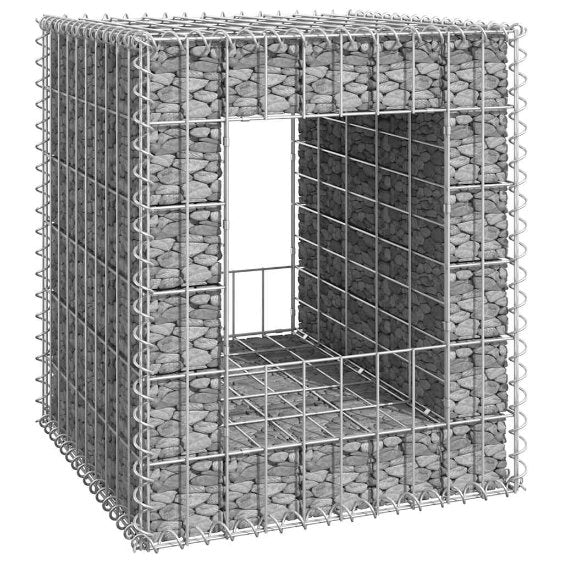 vidaXL Gabion poles 2 pcs 40x40x60 cm iron