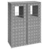vidaXL Gabion poles 2 pcs 40x40x60 cm iron