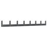 vidaXL Schanskorf U-vormig met 2 palen 140x20x100 cm ijzer
