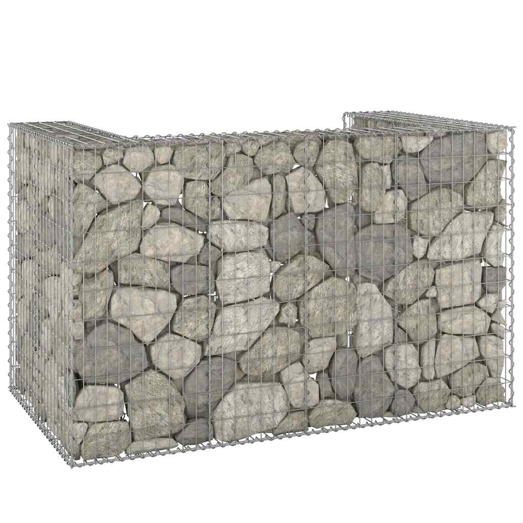 vidaXL Schanskorf voor container 110x100x110 cm gegalvaniseerd staal