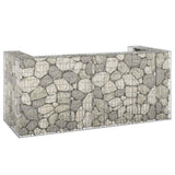 vidaXL Schanskorf voor container 110x100x110 cm gegalvaniseerd staal