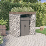 vidaXL Gabion bin surround 192x91x120 cm galvanized iron