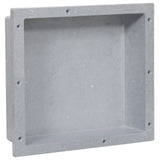 vidaXL Shower Niche 41x36x10 cm Matte Grey
