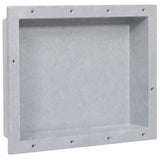 vidaXL Shower Niche 41x36x10 cm Matte Grey