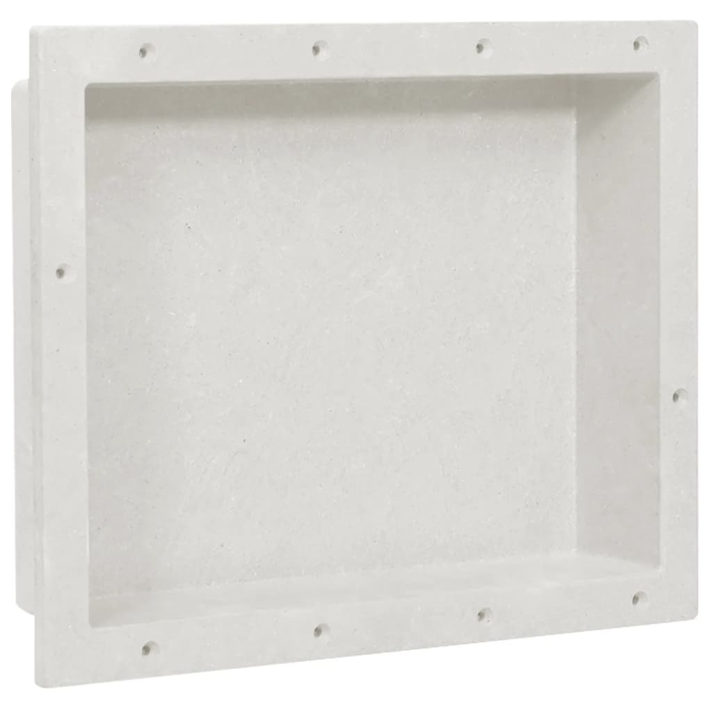 vidaXL Shower Niche 41x36x10 cm Matte Grey