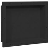 vidaXL Shower Niche 41x36x10 cm Matte Grey