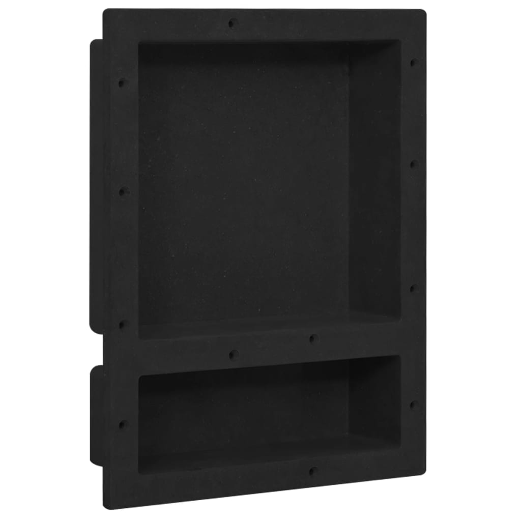 vidaXL Shower Niche 41x36x10 cm Matte Grey