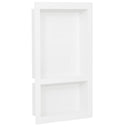 vidaXL Douchenis 41x36x10 cm matgrijs
