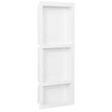 vidaXL Shower Niche 41x36x10 cm Matte Grey