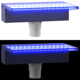 vidaXL Watervaloverlaat met RGB LED's 60 cm acryl