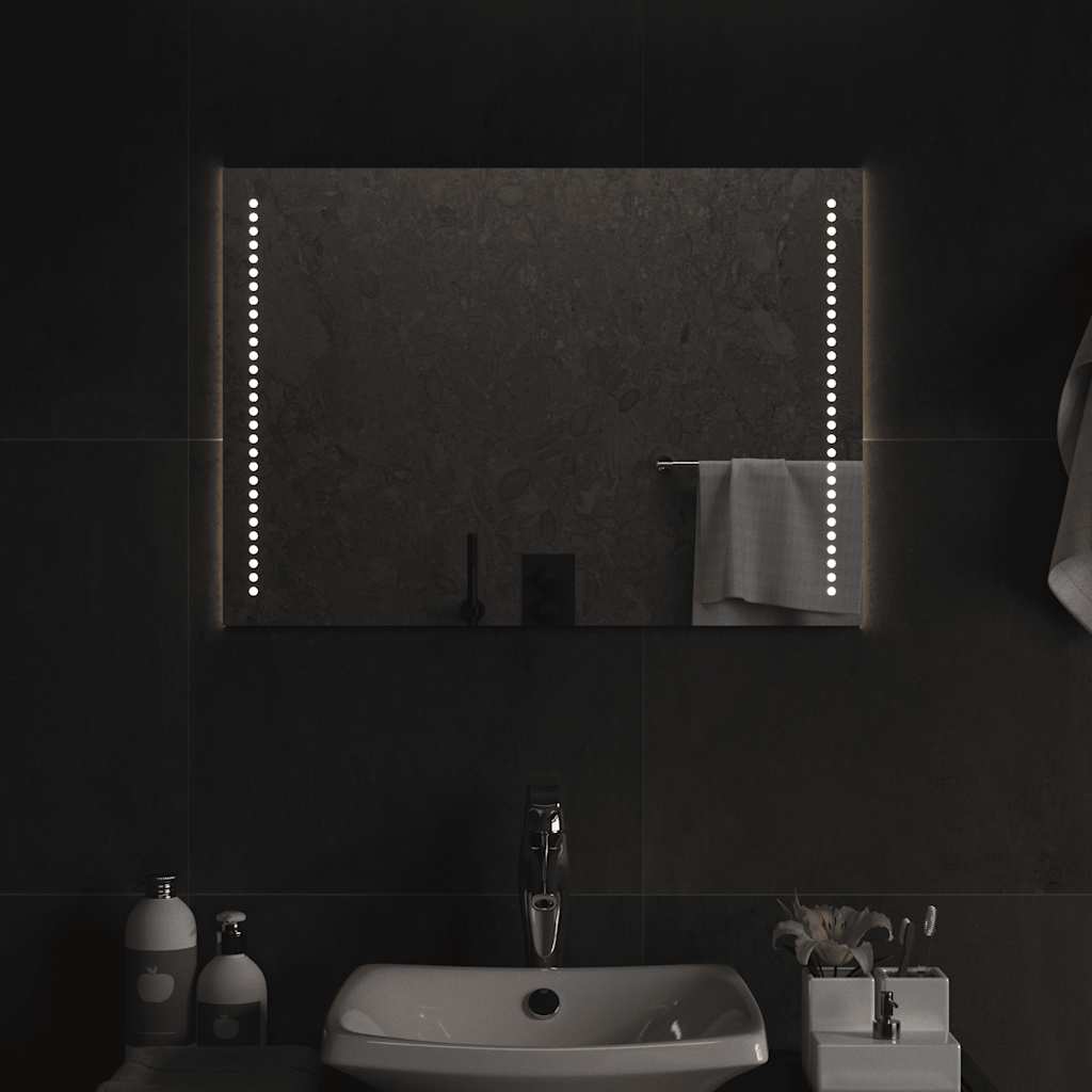 vidaXL Bathroom Mirror LED 40x20 cm