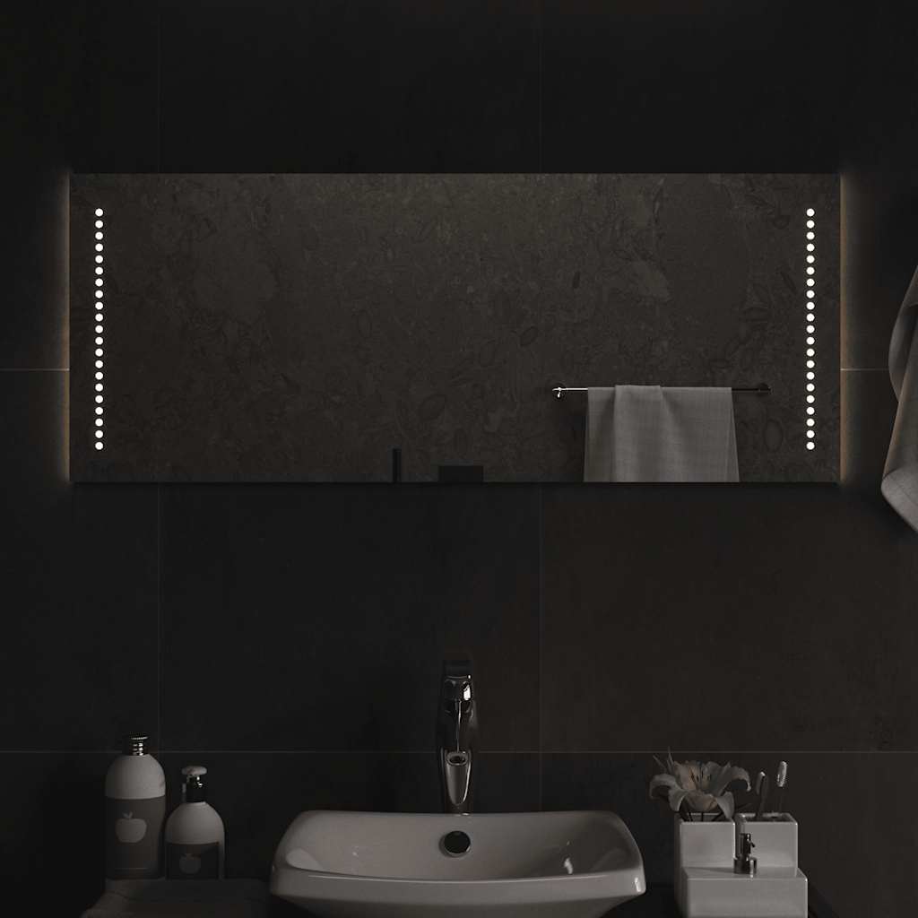 vidaXL Bathroom Mirror LED 40x20 cm