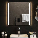 vidaXL Bathroom Mirror LED 30x30 cm