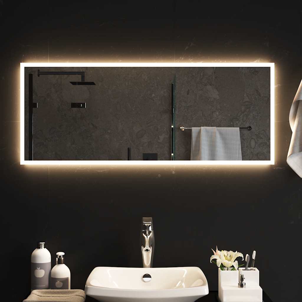 vidaXL Bathroom mirror LED 40x20 cm