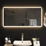 vidaXL Bathroom mirror LED 40x20 cm