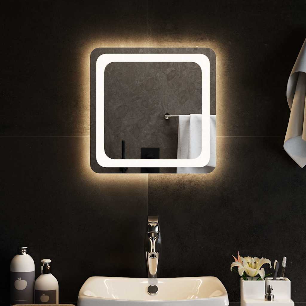 vidaXL Badkamerspiegel LED 30x30 cm