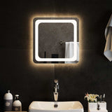 vidaXL Badkamerspiegel LED 30x30 cm