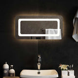 vidaXL Bathroom Mirror LED 40x20 cm