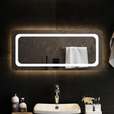 vidaXL Bathroom Mirror LED 40x20 cm