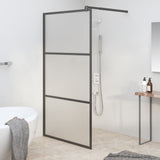 vidaXL Walk-in Shower Screen Transparent 80x195 cm ESG Glass