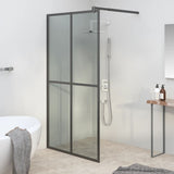 vidaXL Walk-in Shower Screen 80x195 cm Transparent Tempered Glass