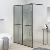vidaXL Walk-in Shower Screen 80x195 cm Transparent Tempered Glass