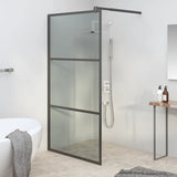 vidaXL Walk-in Shower Screen Transparent 80x195 cm ESG Glass