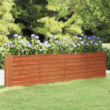 vidaXL Plantenbak verhoogd 100x100x77 cm cortenstaal roestig
