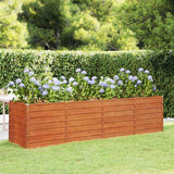 vidaXL Plantenbak verhoogd 100x100x77 cm cortenstaal roestig