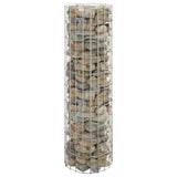 vidaXL Gabion post round Ø30x50 cm galvanized steel