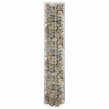 vidaXL Gabion post round Ø30x50 cm galvanized steel