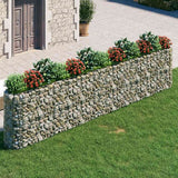 vidaXL Gabion plantenbak verhoogd 120x50x50 cm gegalvaniseerd ijzer