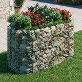 vidaXL Gabion plantenbak verhoogd 120x50x50 cm gegalvaniseerd ijzer