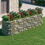 vidaXL Gabion plantenbak verhoogd 120x50x50 cm gegalvaniseerd ijzer