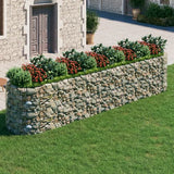 vidaXL Gabion plantenbak verhoogd 120x50x50 cm gegalvaniseerd ijzer