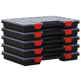 vidaXL Assortimentsdozen 5 st 34,5x25x5 cm polypropeen